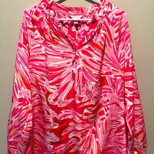 Lilly Pulitzer Elsa Silk Blouse